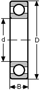 BDR 626C3 Rulman