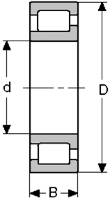 BDR NU 204 Rulman